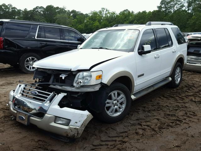 1FMEU64E26UA96598 - 2006 FORD EXPLORER E WHITE photo 2