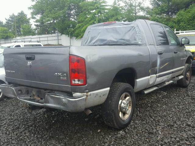 3D7KS29D56G188299 - 2006 DODGE RAM 2500 GRAY photo 4