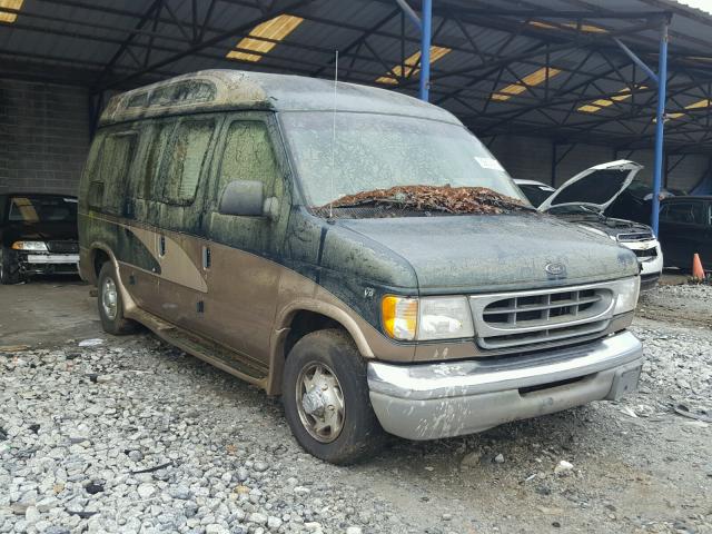 1FDRE14W2YHA11040 - 2000 FORD ECONOLINE GREEN photo 1