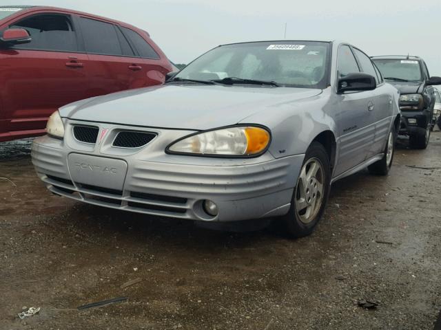 1G2NF52E4YC500123 - 2000 PONTIAC GRAND AM S Gümüş foto 2