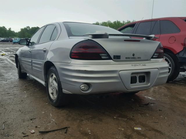 1G2NF52E4YC500123 - 2000 PONTIAC GRAND AM S Gümüş foto 3