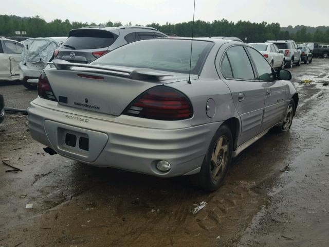 1G2NF52E4YC500123 - 2000 PONTIAC GRAND AM S Gümüş foto 4