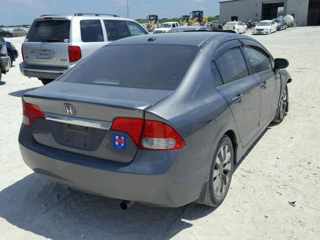 2HGFA16909H358602 - 2009 HONDA CIVIC EXL გრაფიტი ფოტო 4