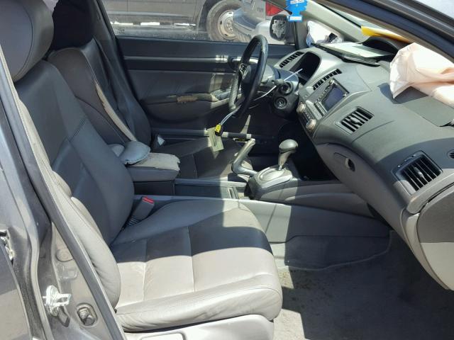 2HGFA16909H358602 - 2009 HONDA CIVIC EXL გრაფიტი ფოტო 5