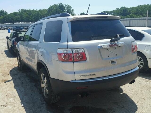 1GKLRMED5AJ116106 - 2010 GMC ACADIA SLT ვერცხლისფერი ფოტო 3