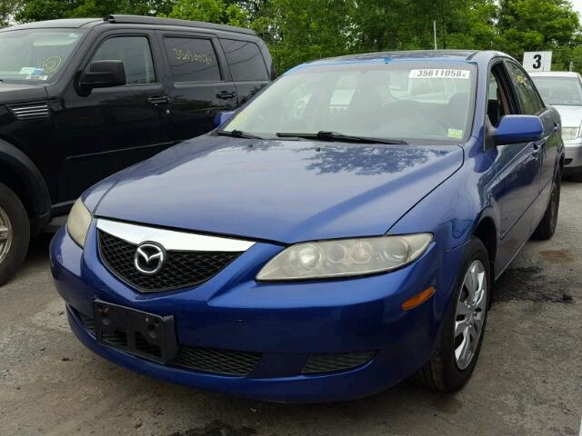 1YVFP80C655M55096 - 2005 MAZDA 6 I BLUE photo 2