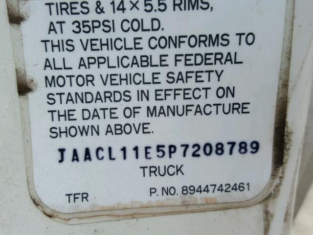 JAACL11E5P7208789 - 1993 ISUZU CONVENTION თეთრი ფოტო 10