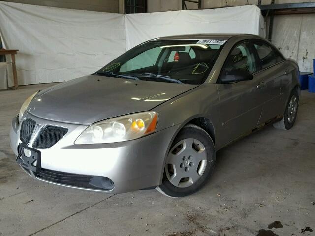 1G2ZF55B364202480 - 2006 PONTIAC G6 SE SILVER photo 2