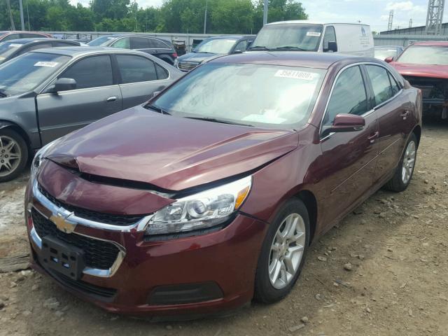 1G11C5SL2FF143191 - 2015 CHEVROLET MALIBU 1LT 栗色 照片 2