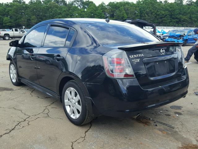 3N1AB6AP7CL672077 - 2012 NISSAN SENTRA 2.0 BLACK photo 3