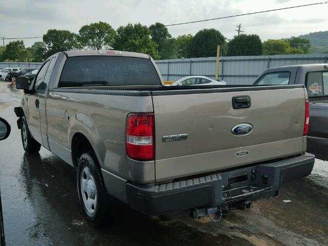 1FTRF12266NB36820 - 2006 FORD F150 TAN photo 3