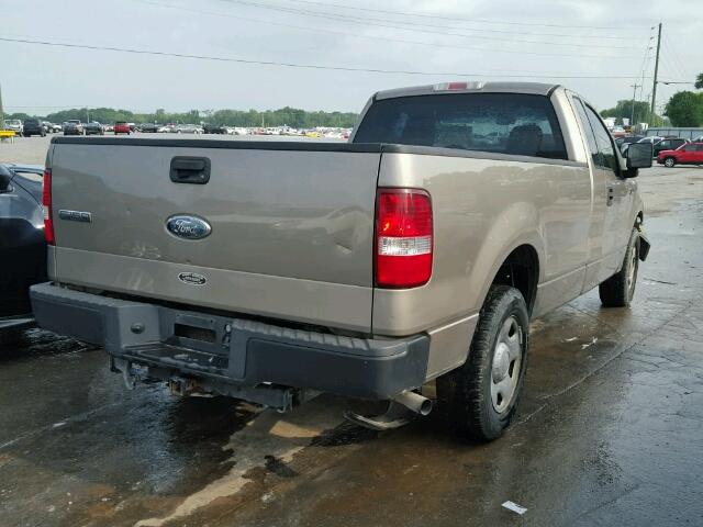 1FTRF12266NB36820 - 2006 FORD F150 TAN photo 4