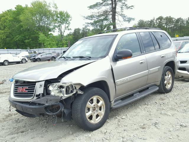 1GKDT13S222379235 - 2002 GMC ENVOY GRAY photo 2