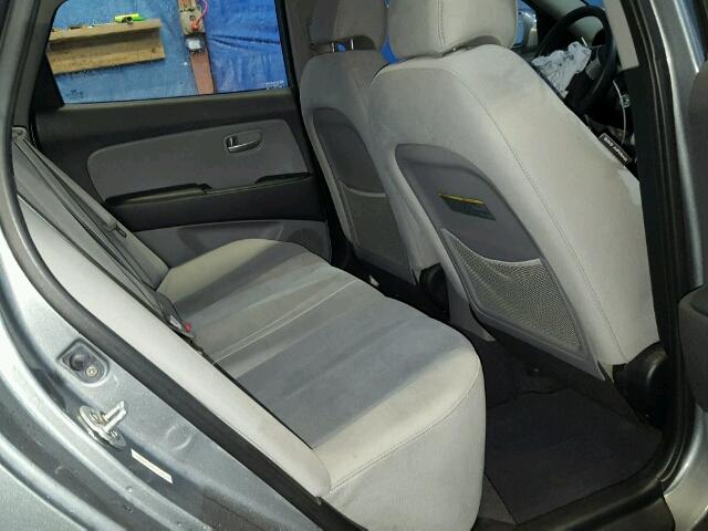 KMHDU46D19U817177 - 2009 HYUNDAI ELANTRA GL GRAY photo 6