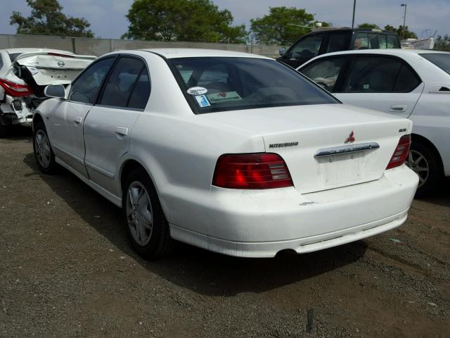 4A3AA46HX1E115552 - 2001 MITSUBISHI GALANT ES WHITE photo 3