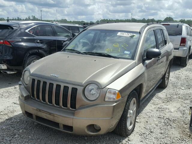 1J8FT47W37D196207 - 2007 JEEP COMPASS GRAY photo 2