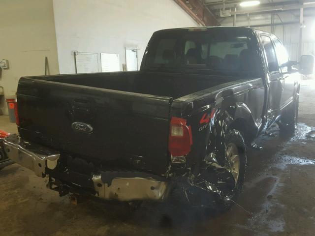 1FTWW31R98ED68568 - 2008 FORD F350 SRW S BLACK photo 4