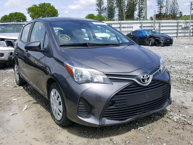 VNKKTUD33HA080211 - 2017 TOYOTA YARIS L GRAY photo 1