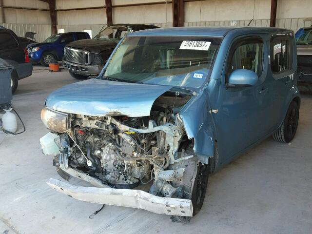 JN8AZ28R99T109369 - 2009 NISSAN CUBE BASE TEAL photo 2