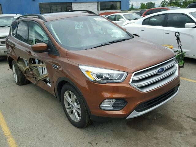 1FMCU0GD4HUD07987 - 2017 FORD ESCAPE SE BROWN photo 1