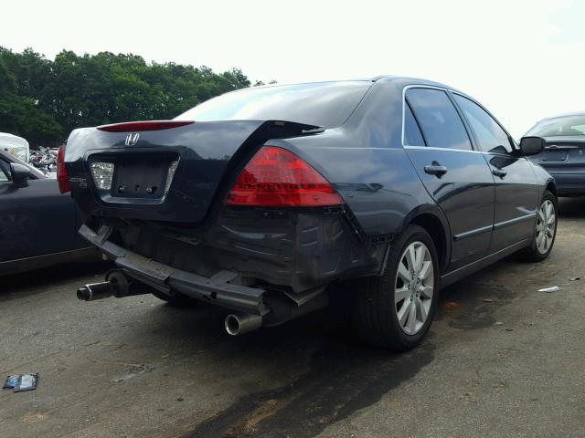 1HGCM66477A057865 - 2007 HONDA ACCORD SE GRAY photo 4