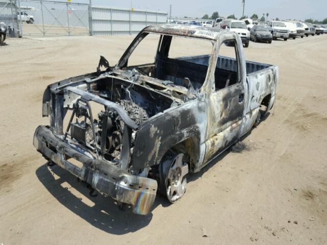 1GCEK14T95Z323010 - 2005 CHEVROLET SILVERADO BURN photo 2