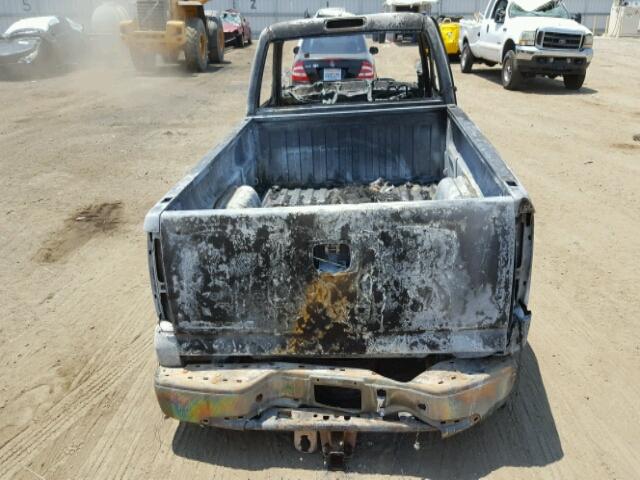 1GCEK14T95Z323010 - 2005 CHEVROLET SILVERADO BURN photo 6