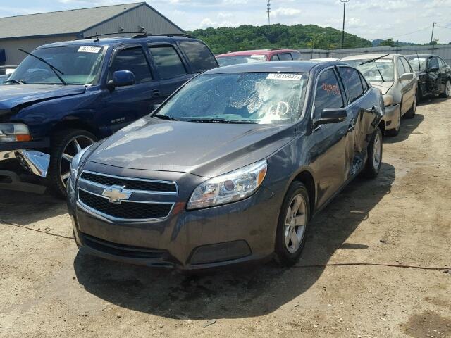 1G11C5SA1DF245836 - 2013 CHEVROLET MALIBU 1LT CHARCOAL photo 2