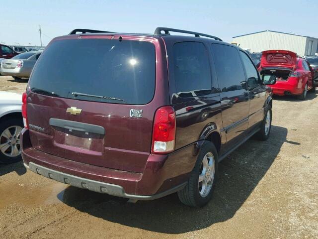 1GNDV23177D146120 - 2007 CHEVROLET UPLANDER L MAROON photo 4