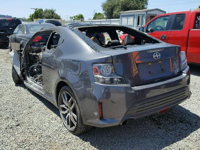 JTKJF5C79GJ020267 - 2016 TOYOTA SCION TC BURN photo 3