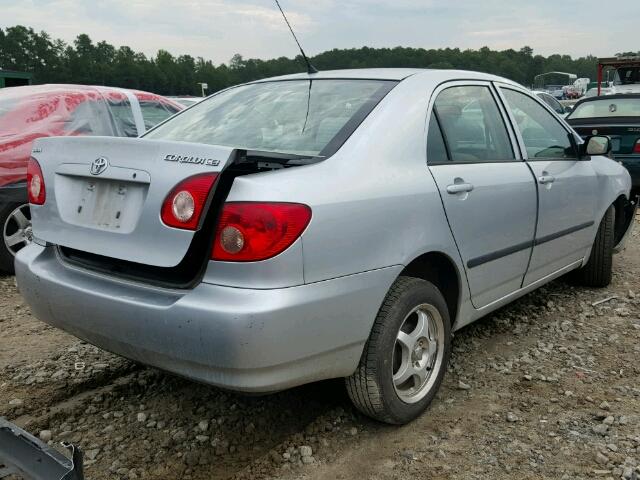 JTDBR32EX70130614 - 2007 TOYOTA COROLLA CE SILVER photo 4