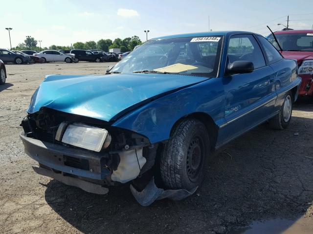 1G4NV15M8SC404766 - 1995 BUICK SKYLARK GR BLUE photo 2