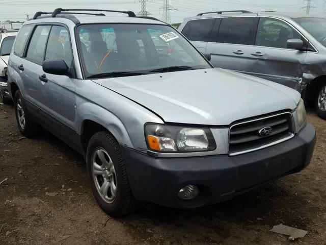 JF1SG63624H706410 - 2004 SUBARU FORESTER 2 SILVER photo 1