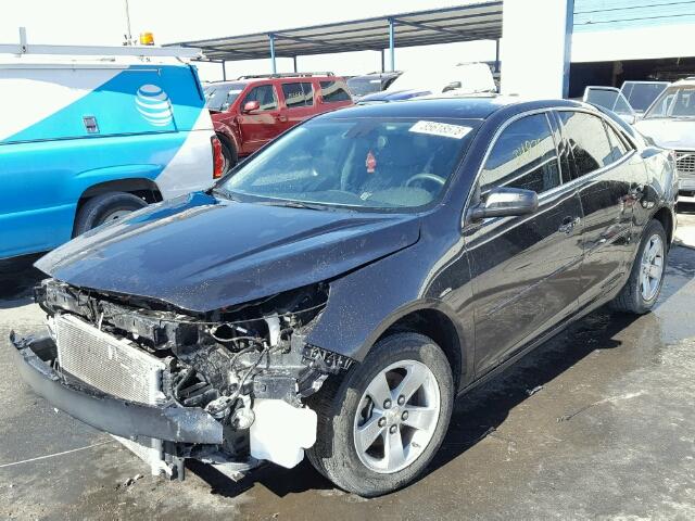 1G11B5SL8FF194858 - 2015 CHEVROLET MALIBU LS BLACK photo 2