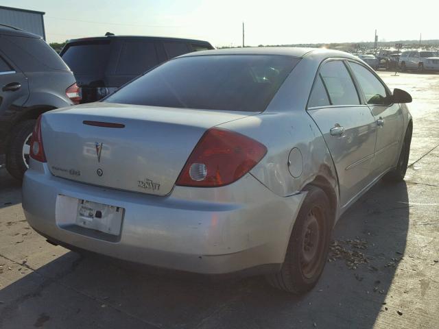 1G2ZF55B064192264 - 2006 PONTIAC G6 SE SILVER photo 4