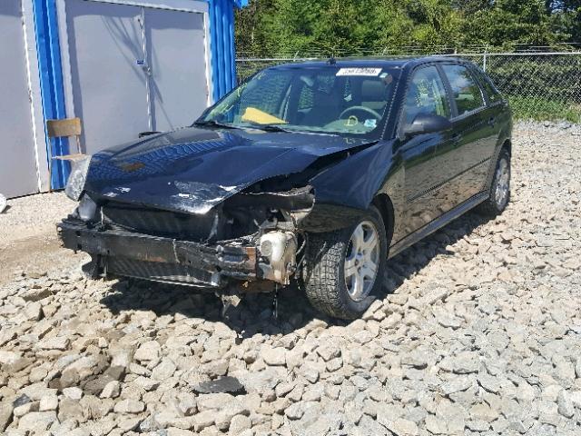 1G1ZU64814F180356 - 2004 CHEVROLET MALIBU MAX BLACK photo 2