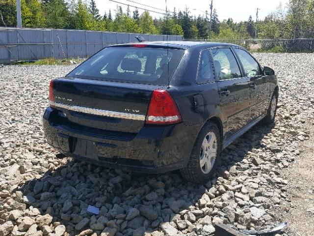 1G1ZU64814F180356 - 2004 CHEVROLET MALIBU MAX 黑色 照片 4