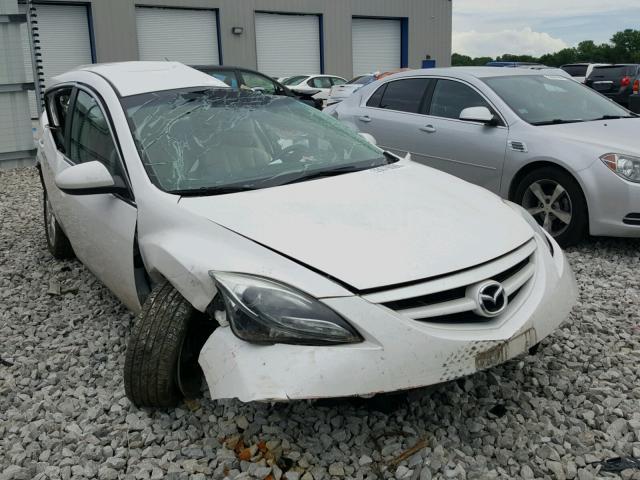 1YVHZ8DH3D5M13041 - 2013 MAZDA 6 TOURING WHITE photo 1