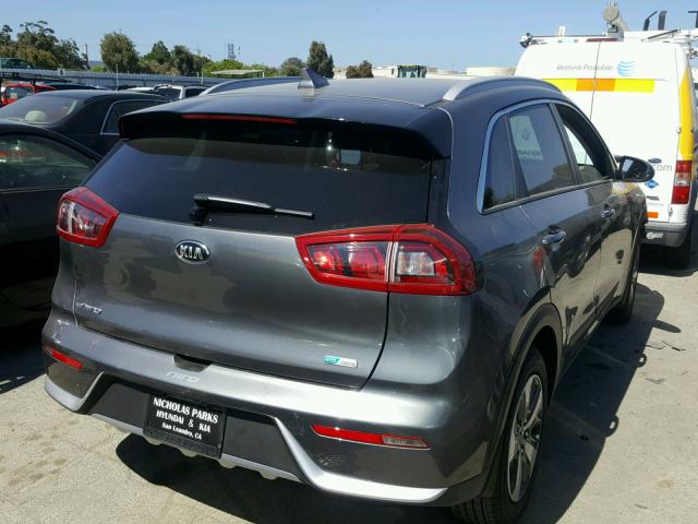 KNDCB3LC9J5138350 - 2018 KIA NIRO FE GRAY photo 4