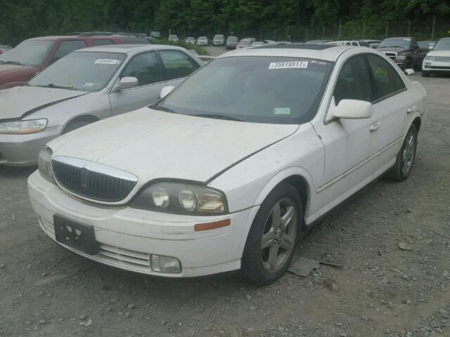 1LNHM87A72Y698613 - 2002 LINCOLN LS WHITE photo 2