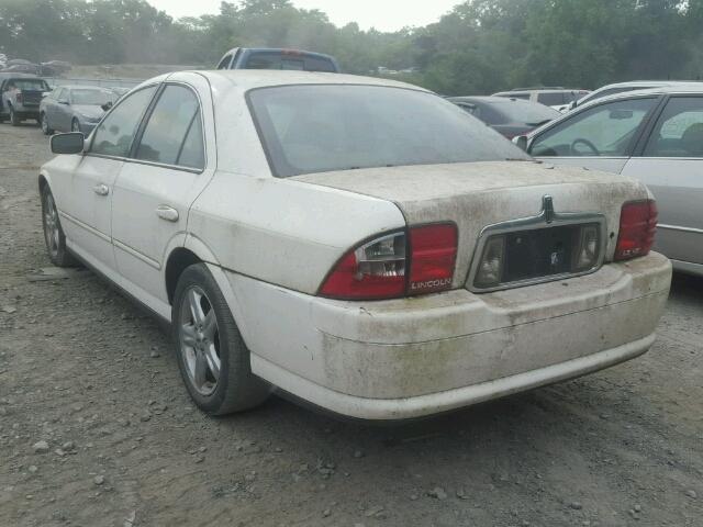1LNHM87A72Y698613 - 2002 LINCOLN LS WHITE photo 3