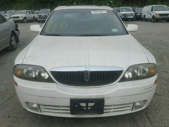 1LNHM87A72Y698613 - 2002 LINCOLN LS WHITE photo 9