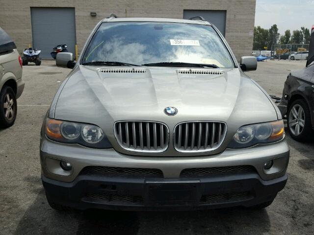 5UXFB53505LV17618 - 2005 BMW X5 GREEN photo 9