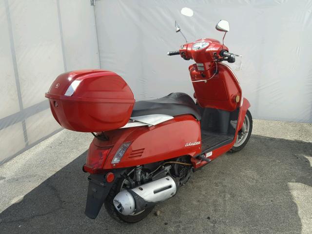 LC2D2H123CC100992 - 2012 KYMCO USA INC LIKE 200I RED photo 4