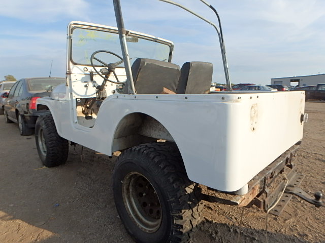 V0216156 - 1987 JEEP CJ-5 WHITE photo 3