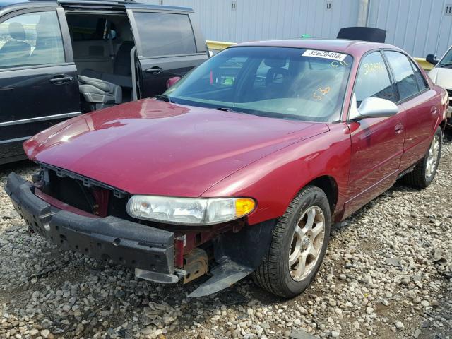 2G4WB52K231243216 - 2003 BUICK REGAL LS BURGUNDY photo 2