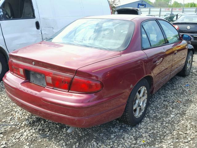 2G4WB52K231243216 - 2003 BUICK REGAL LS BURGUNDY photo 4