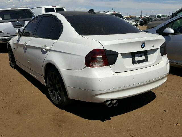 WBAVC93517KX56635 - 2007 BMW 328 WHITE photo 3