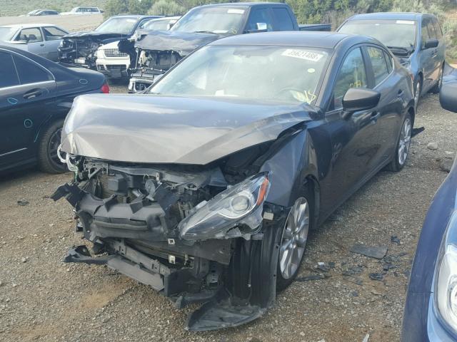 JM1BM1W38E1191527 - 2014 MAZDA 3 GRAND TO GRAY photo 2