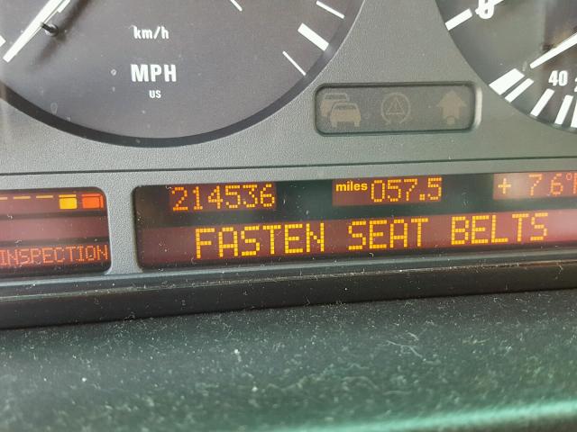 WBAGJ8329TDL39518 - 1996 BMW 740 IL BLACK photo 8